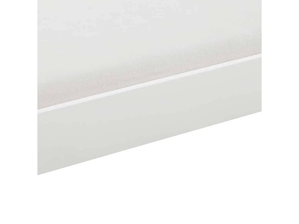 Einzelbettgestell Bettrahmen in Weiß Liegefläche 90x200 cm