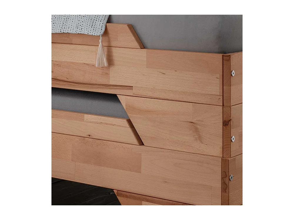Buche Stapelbett in modernem Design 90x200 cm Liegefläche