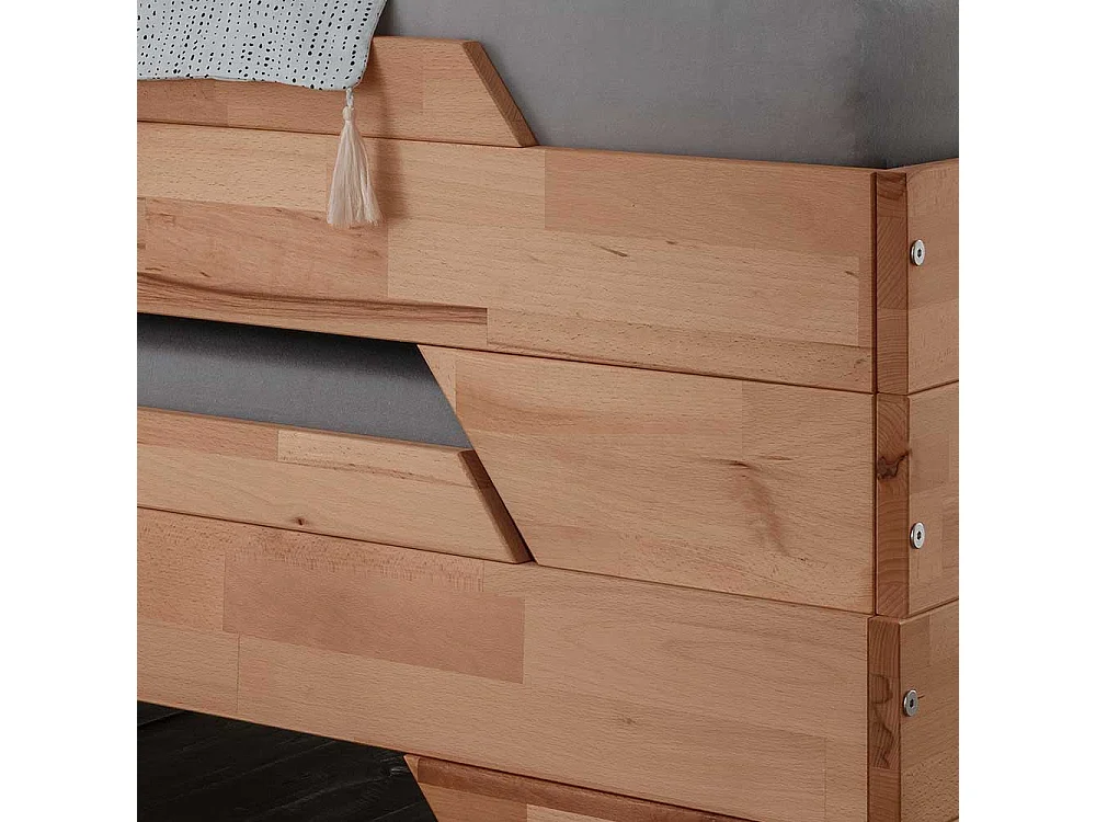 Buche Stapelbett in modernem Design 90x200 cm Liegefläche