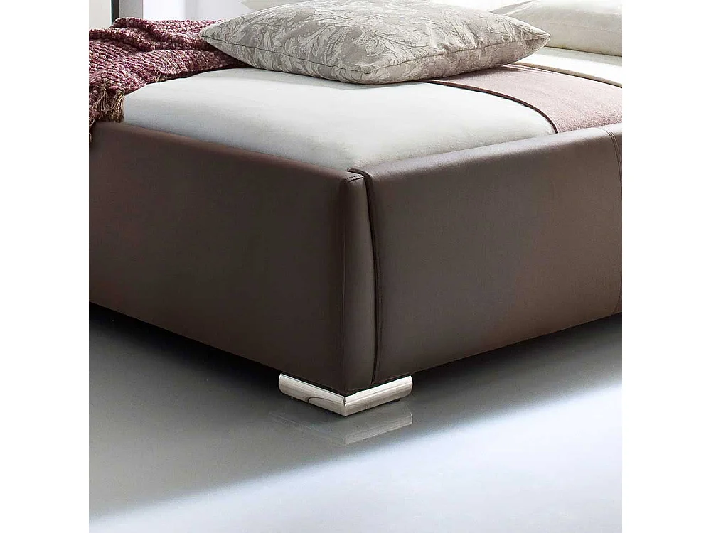 Futonbett mit Bettkasten Braun