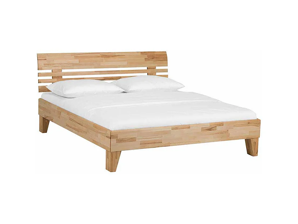 Doppelbett aus Kernbuche Massivholz geölt