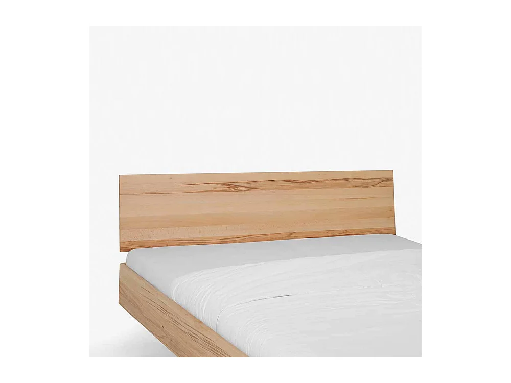 Bett aus Kernbuche Massivholz schwebend