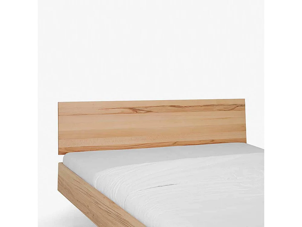 Bett aus Kernbuche Massivholz schwebend