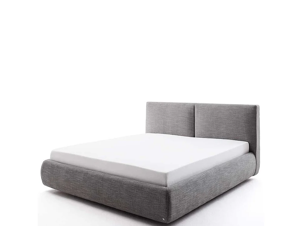 Polsterbettgestell in Anthrazit Webstoff Bettkasten