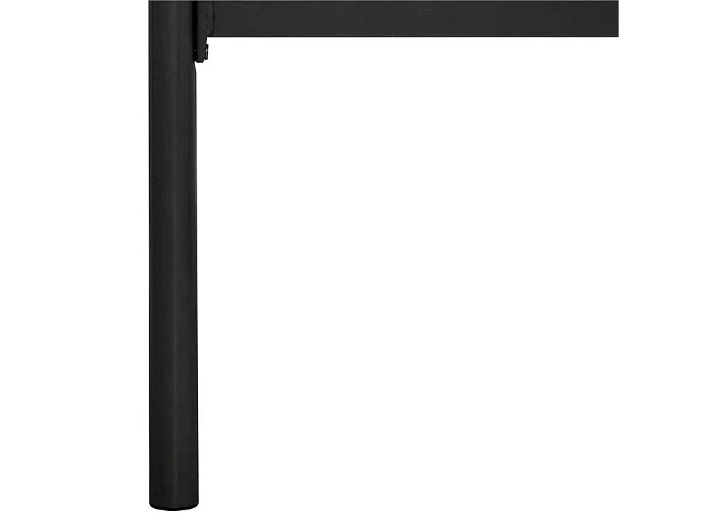 Funktionsbett Ausziehbett aus Metall in Schwarz