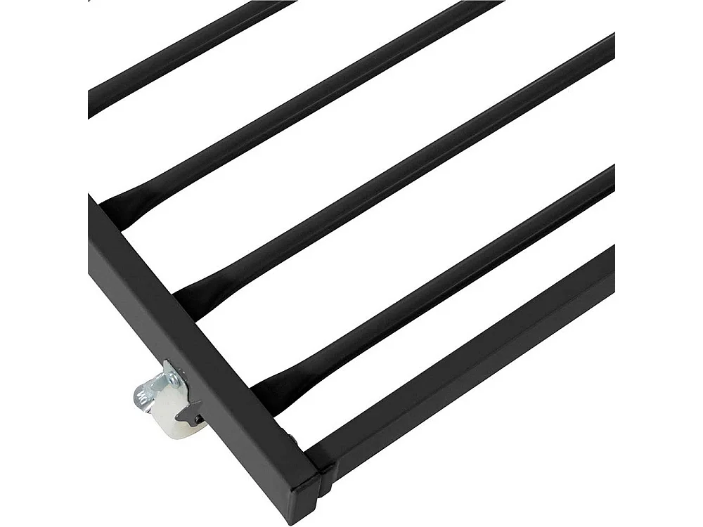 Funktionsbett Ausziehbett aus Metall in Schwarz