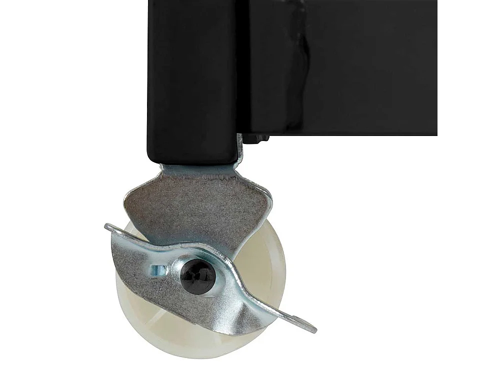 Funktionsbett Ausziehbett aus Metall in Schwarz