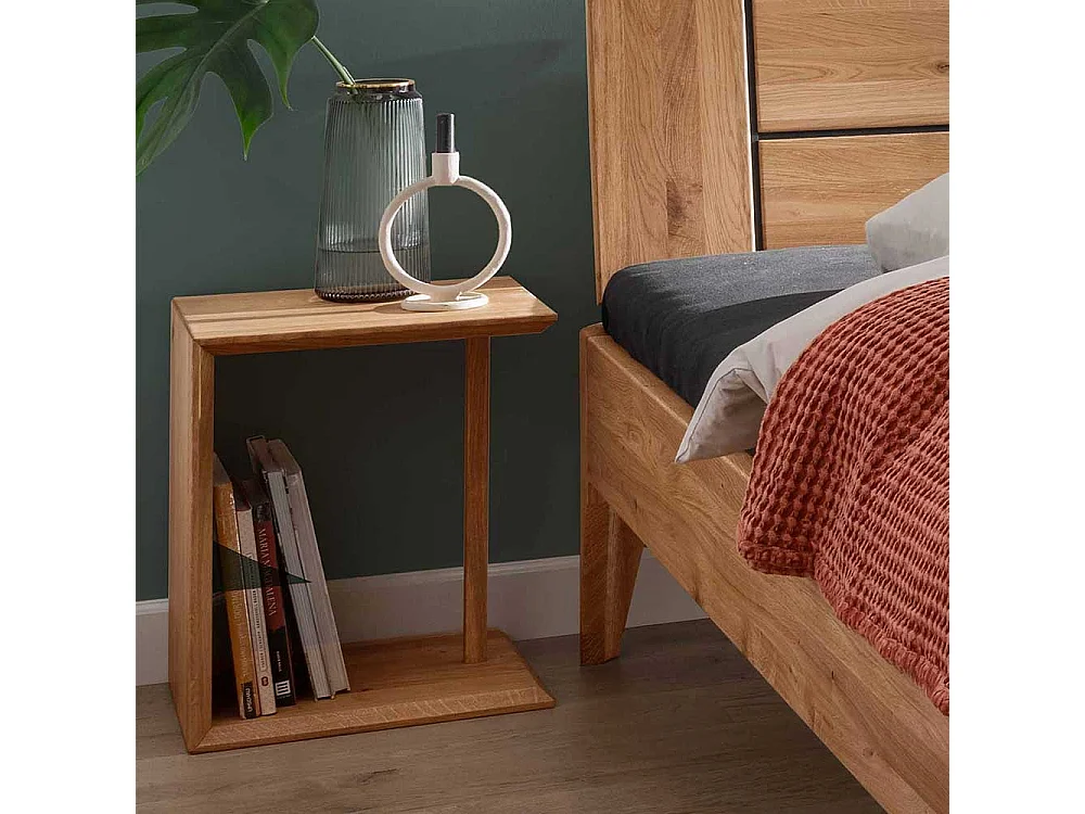 Doppelbett Massivholzbett geölt in Wildeichefarben