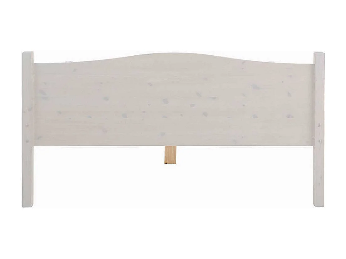Bettrahmen in Weiß lasiert Kiefer Massivholz