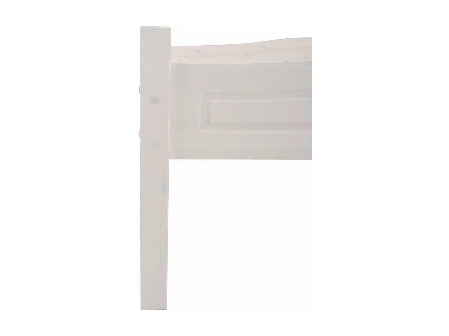 Bettrahmen in Weiß lasiert Kiefer Massivholz