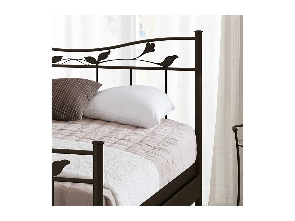 Bett im Landhausstil Metall