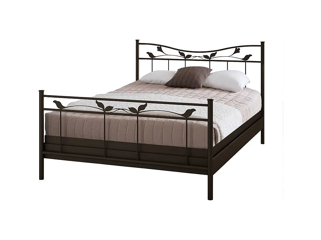 Bett im Landhausstil Metall