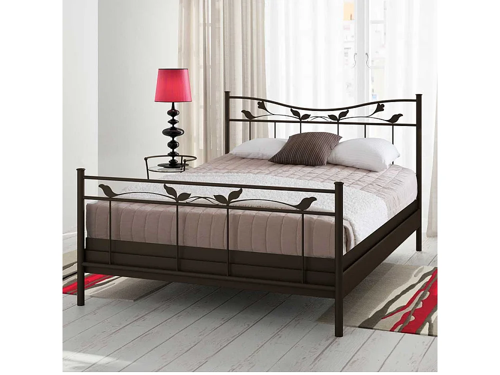 Bett im Landhausstil Metall