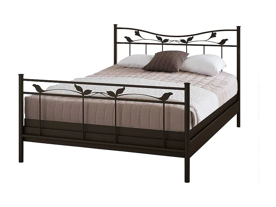 Bett im Landhausstil Metall