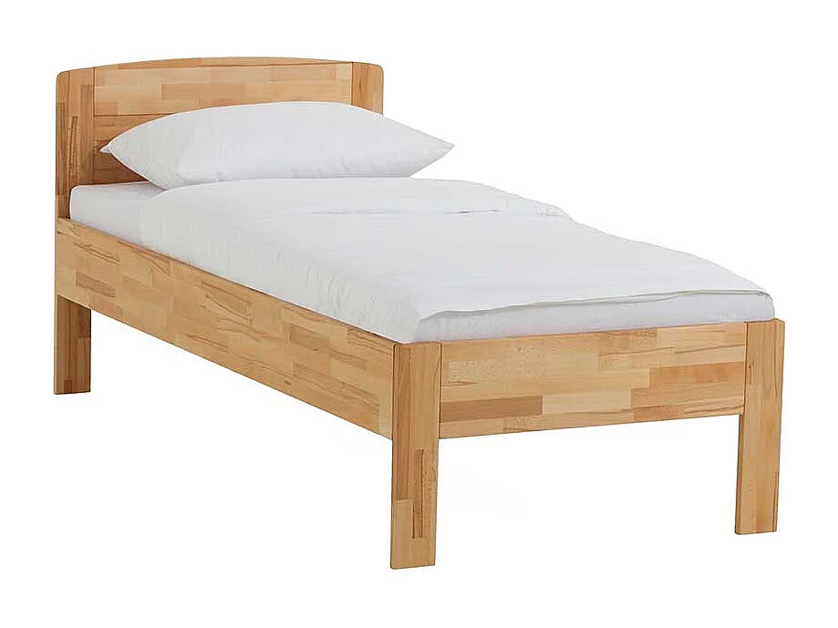 Holzbett aus Kernbuche Massivholz Überlänge