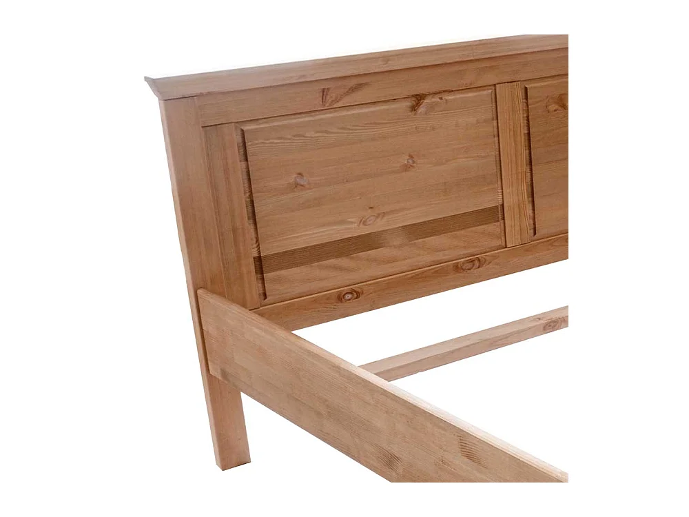 Massivholzbettgestell in Eichefarben gebeizt und geölt Kiefer