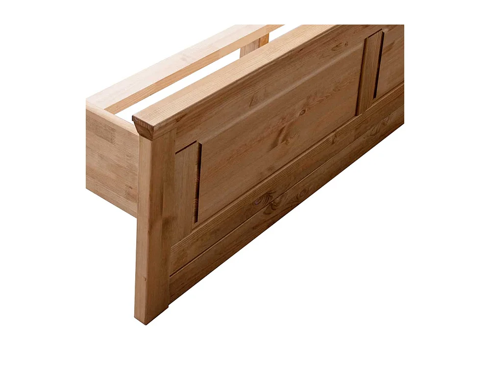 Massivholzbettgestell in Eichefarben gebeizt und geölt Kiefer