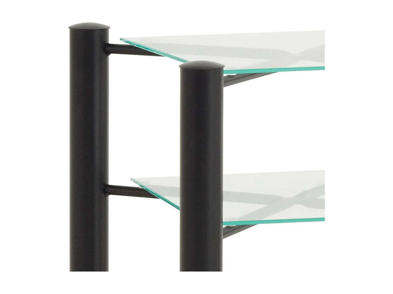 Singlebett in Schwarz Eisen mit Nachttisch (zweiteilig)