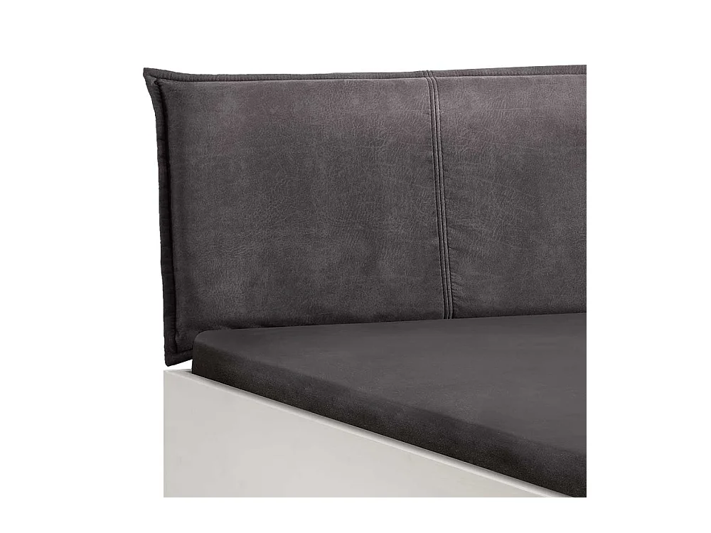 Bett Kufenbett aus Kiefer Massivholz und Metall