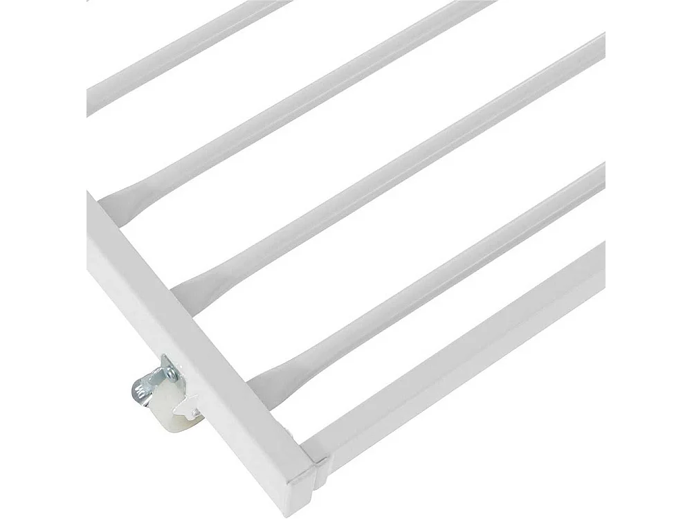 Ausziehbett Funktionsbett aus Metall in Weiß