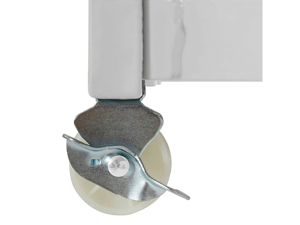 Ausziehbett Funktionsbett aus Metall in Weiß