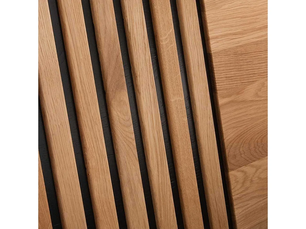 Massivholz Bettgestell in modernem Design 45 cm Einstiegshöhe