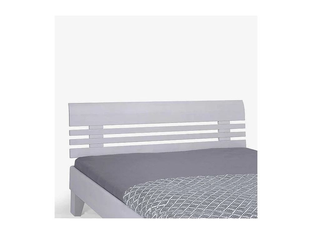 Holzbett in Weiß Buche massiv