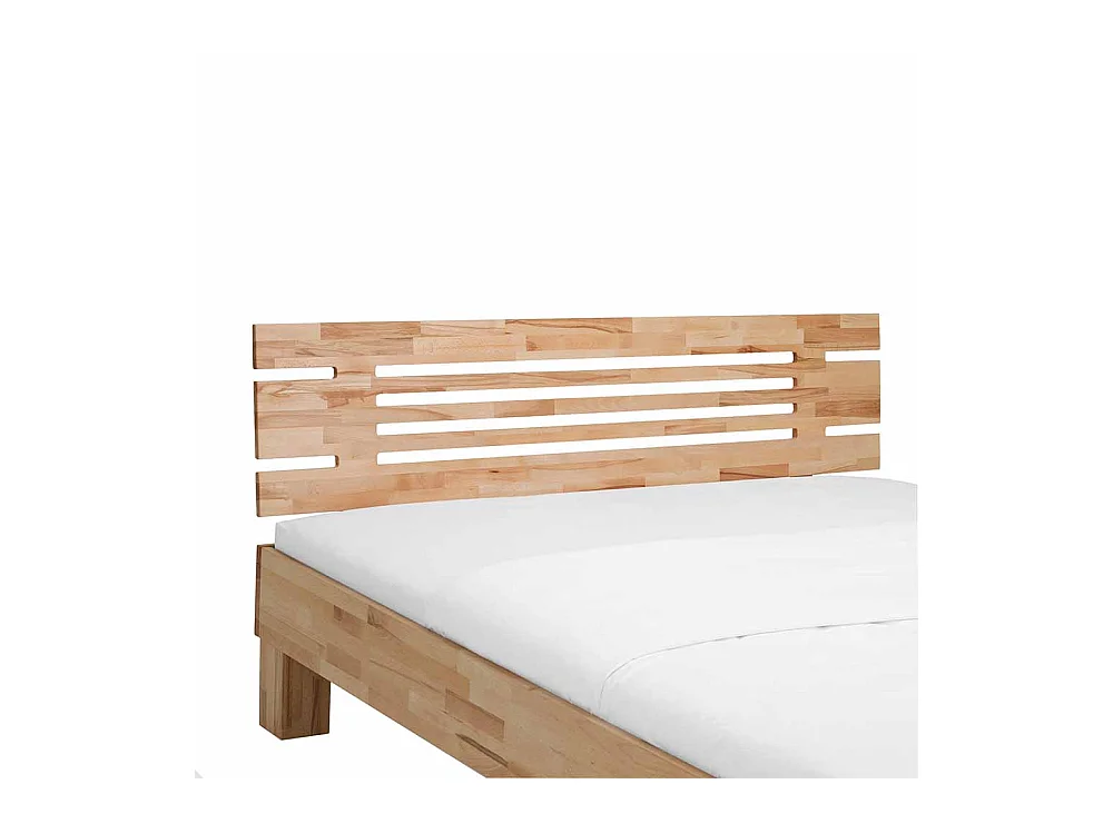 Bett aus Kernbuche massiv geölt