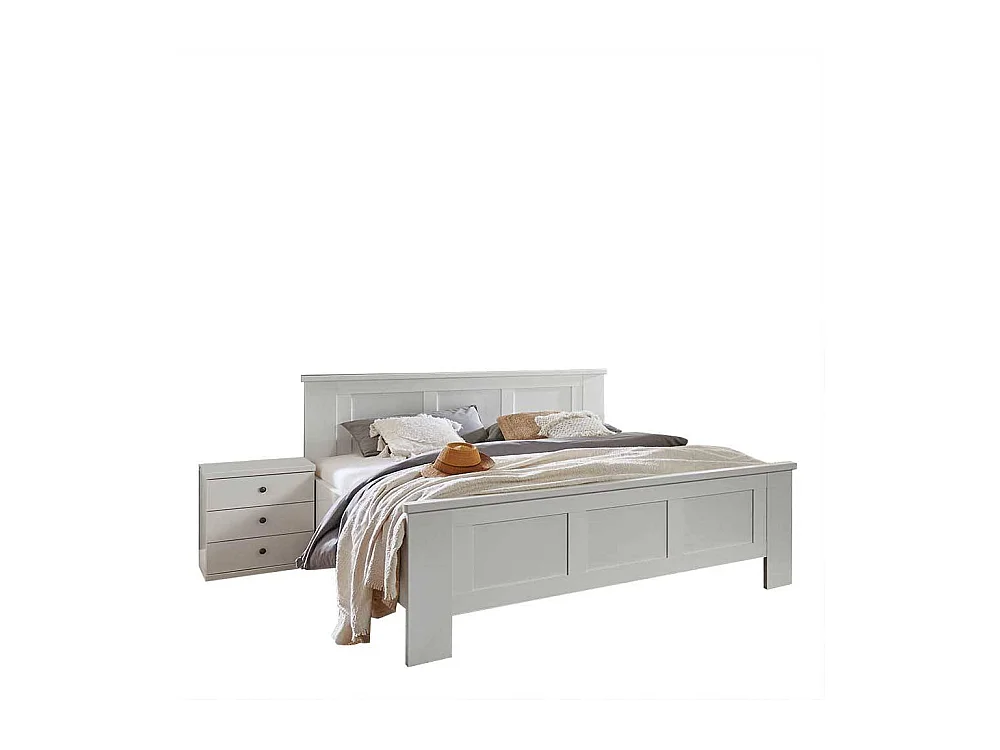 140er Landhaus Stil Betten in Weiß Made in Germany