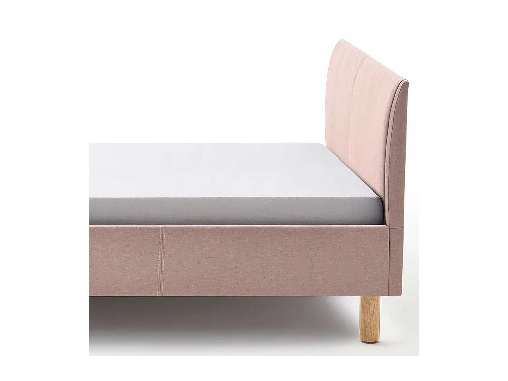 Stoffbett in Altrosa Skandi Design