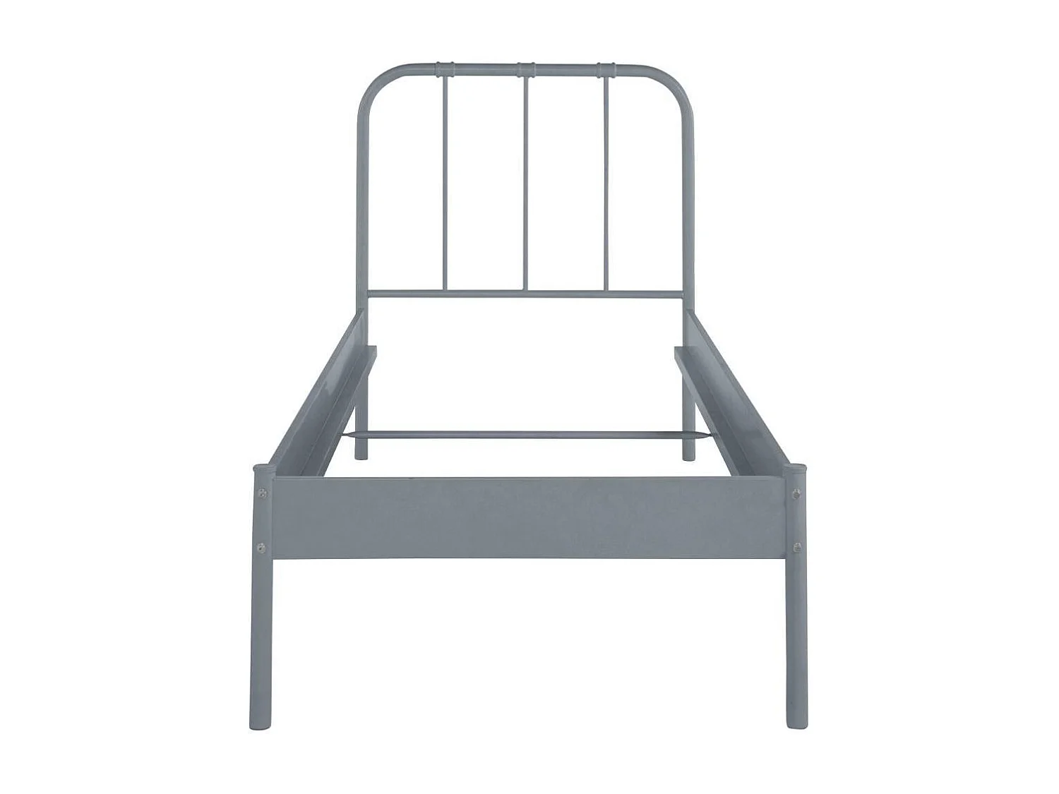 Einzelbett Bettgestell aus Metall Liegefläche 90x200 cm