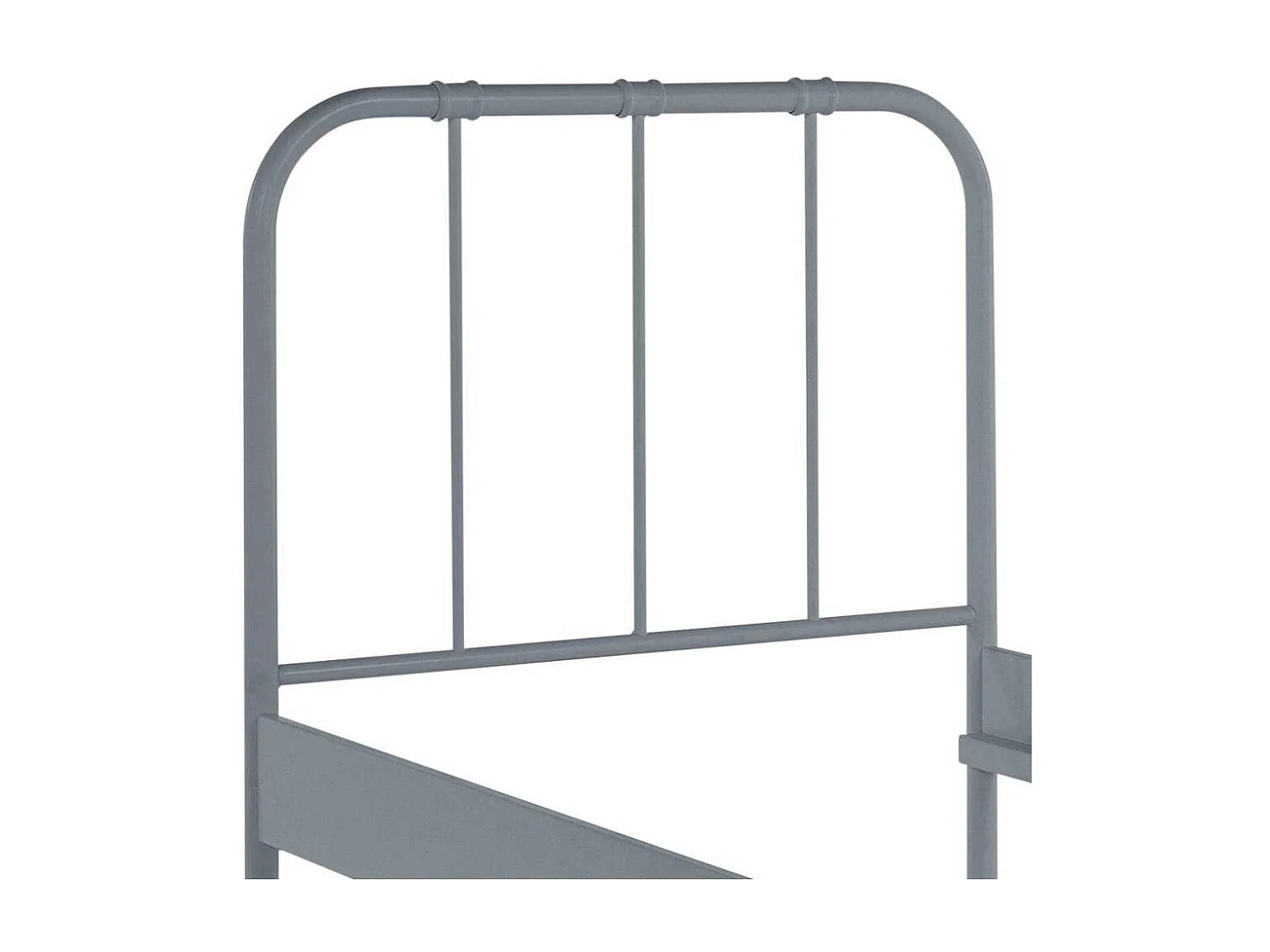 Einzelbett Bettgestell aus Metall Liegefläche 90x200 cm