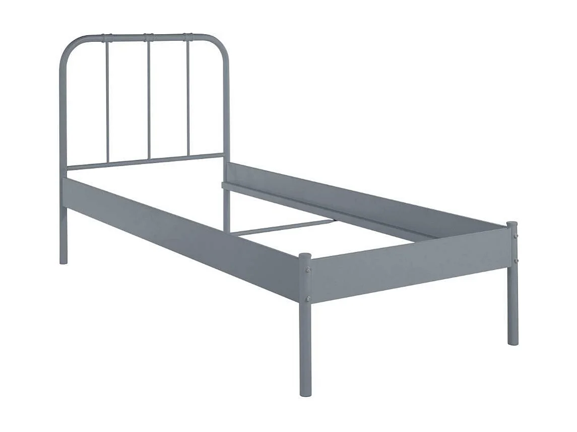 Einzelbett Bettgestell aus Metall Liegefläche 90x200 cm