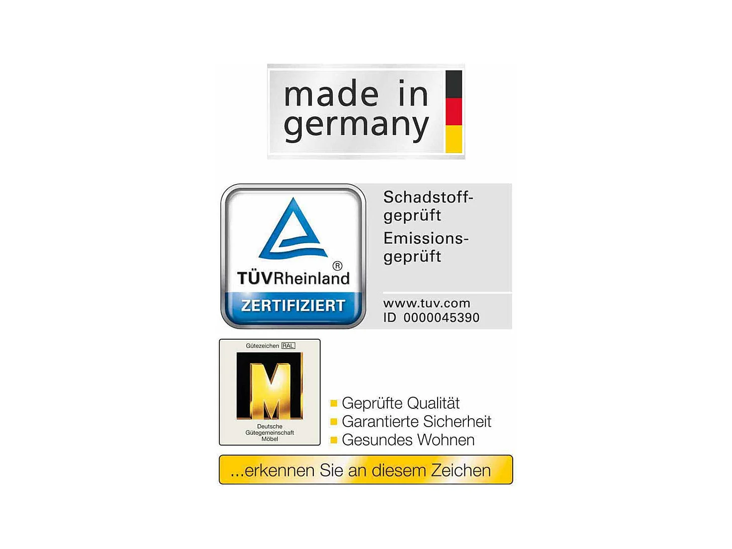 Ehebett aus Erle Nachtkonsolen (dreiteilig)
