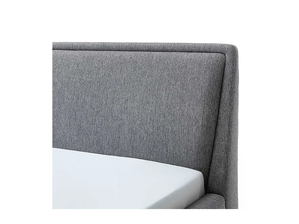 Gepolstertes Bett im Skandi Design 50 cm Einstiegshöhe