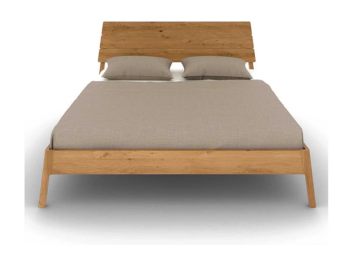 Massivholzbett geölt durchgehende Lamelle