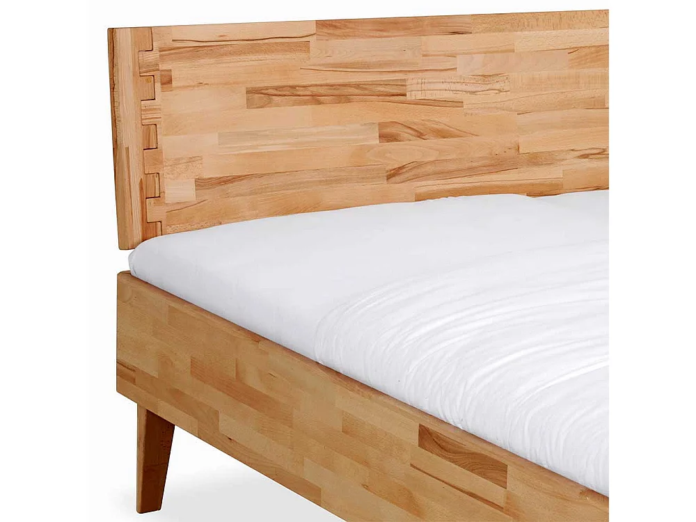 Singelbett aus Kernbuche Massivholz geölt