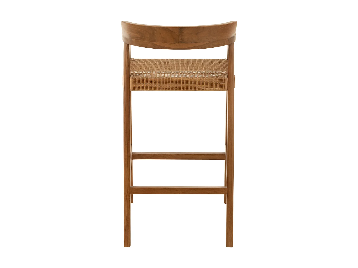 Silla de bar SUKA de madera de roble – Diseño contemporáneo-Color Marrón