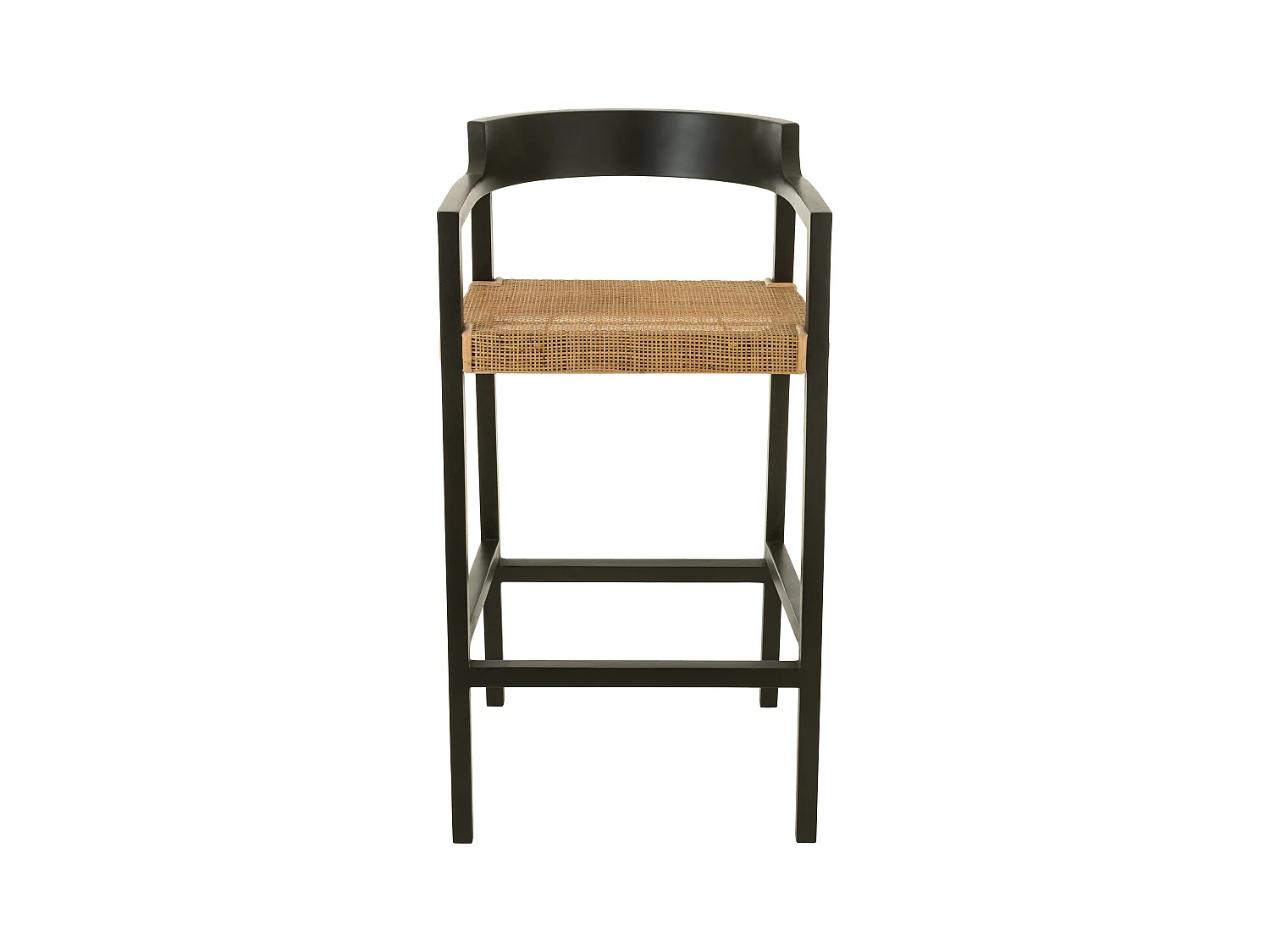 Tabouret de Bar Design "Sungkai" 100cm Noir