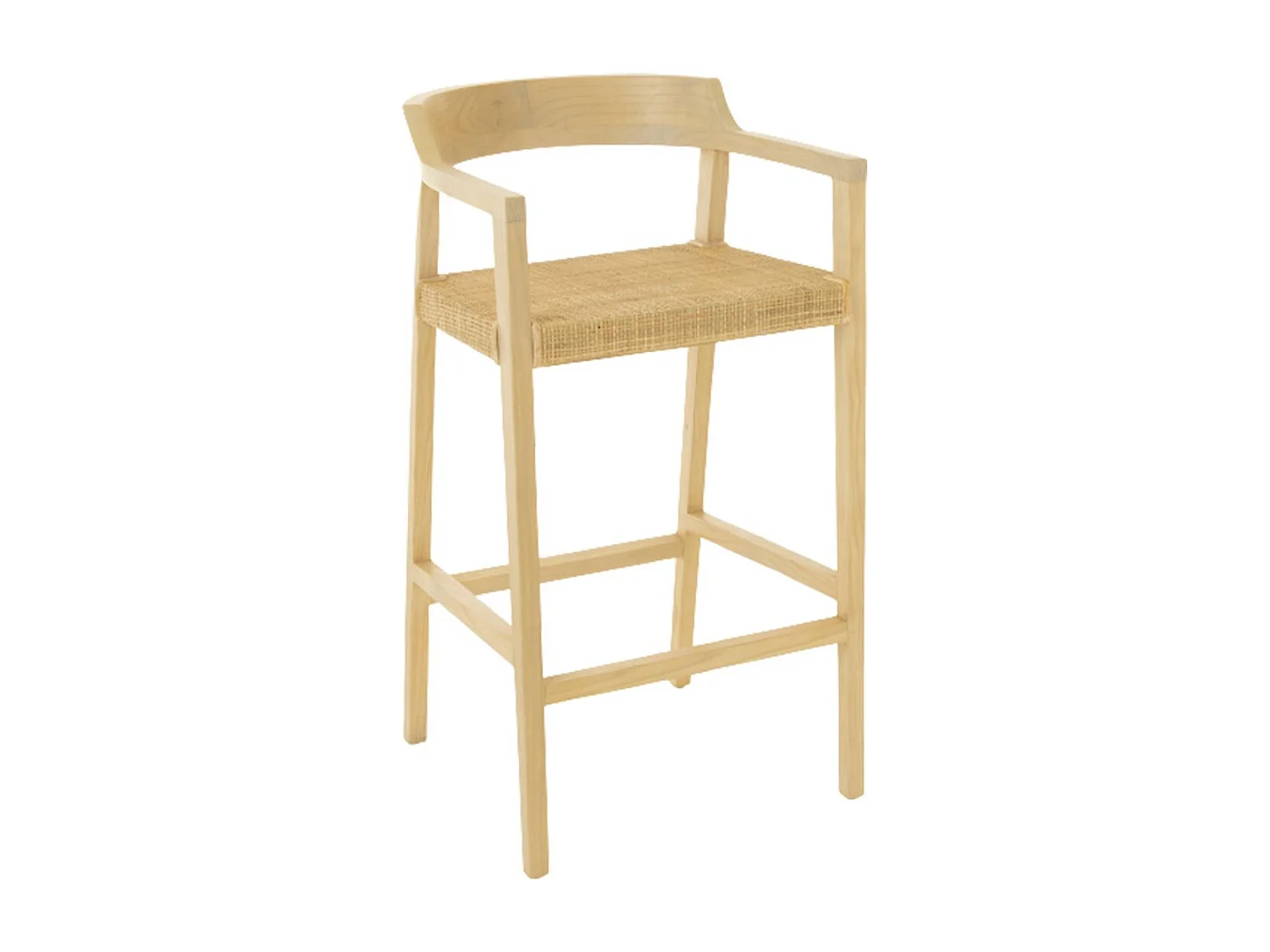 Tabouret de Bar Design "Sungkai" 100cm Naturel