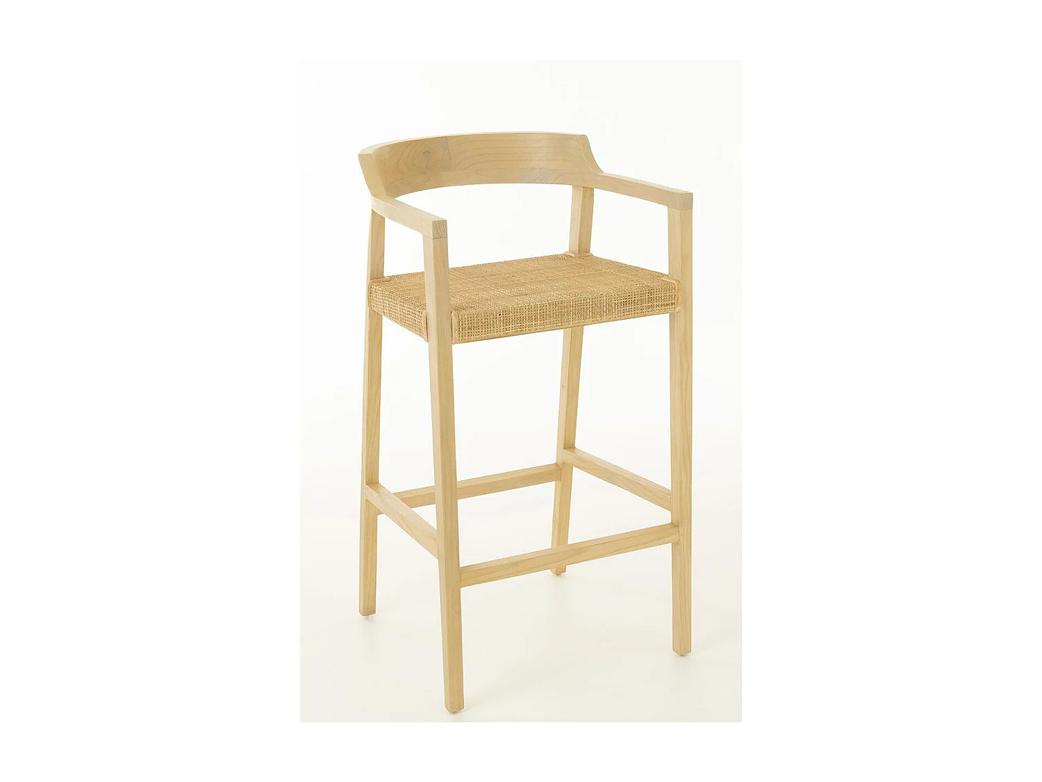 Tabouret de Bar Design "Sungkai" 100cm Naturel