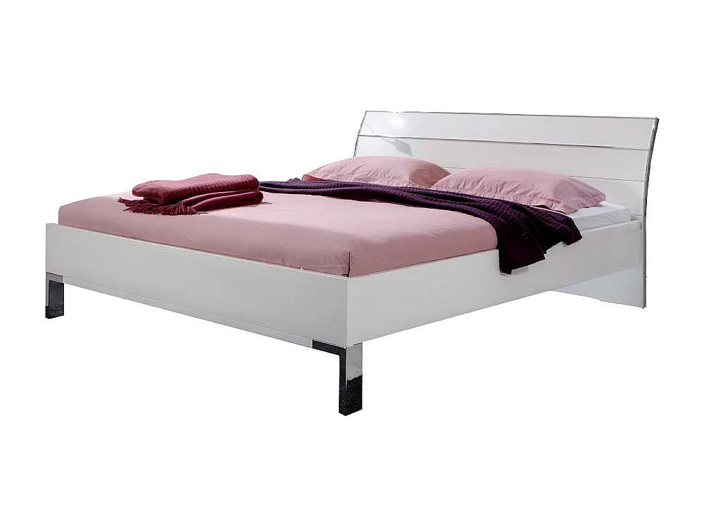 Design Bett in Weiß Made in Germany