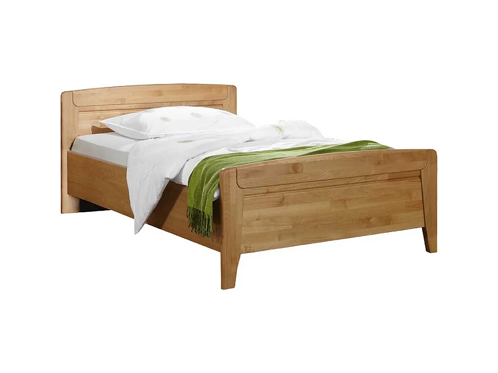 Holzbett aus Erle Teilmassiv ohne Matratze