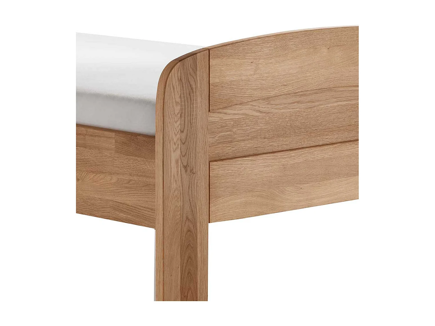 Einzelbettgestell Bettrahmen 80 cm hoch und 68 cm Fußteil