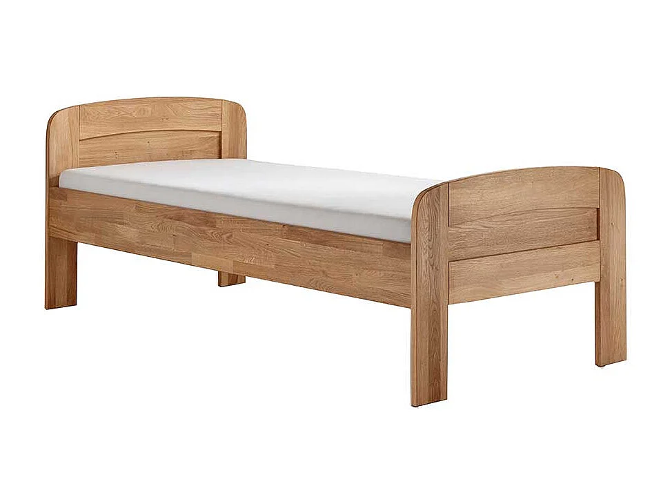 Einzelbettgestell Bettrahmen 80 cm hoch und 68 cm Fußteil