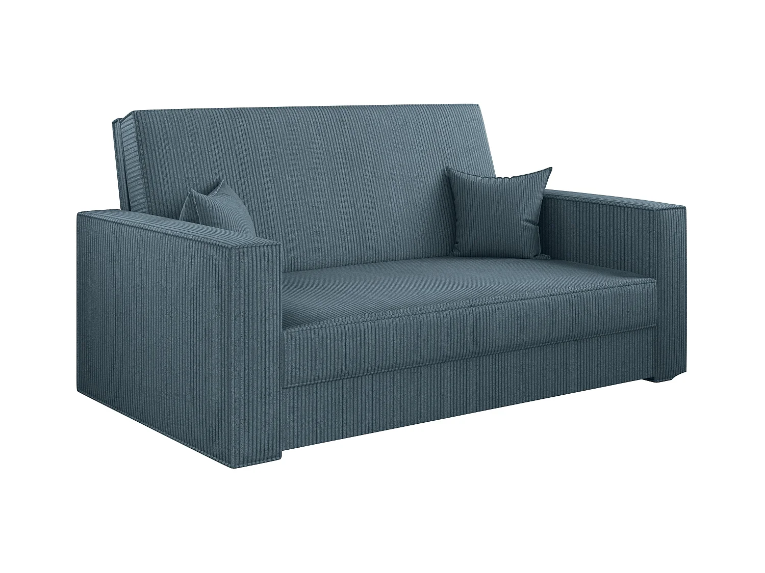 Canapé convertible classique AMERICA - tissu Poso Blue