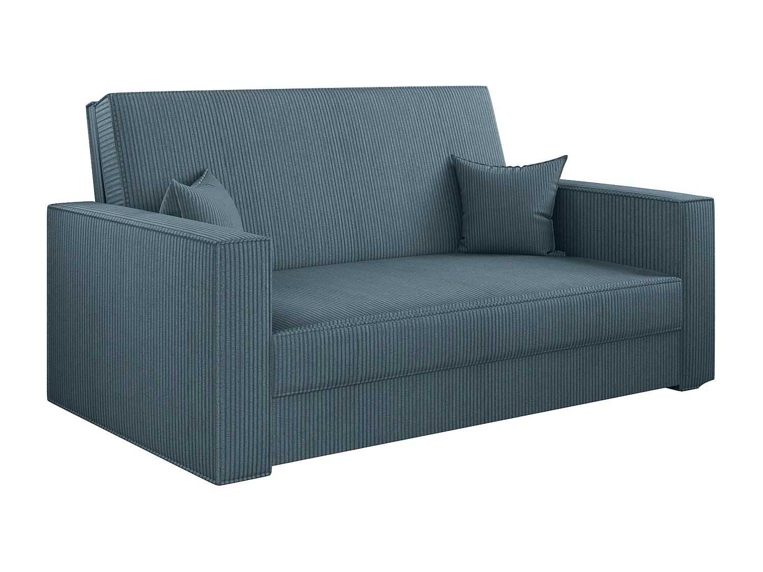 Canapé convertible classique AMERICA - tissu Poso Blue