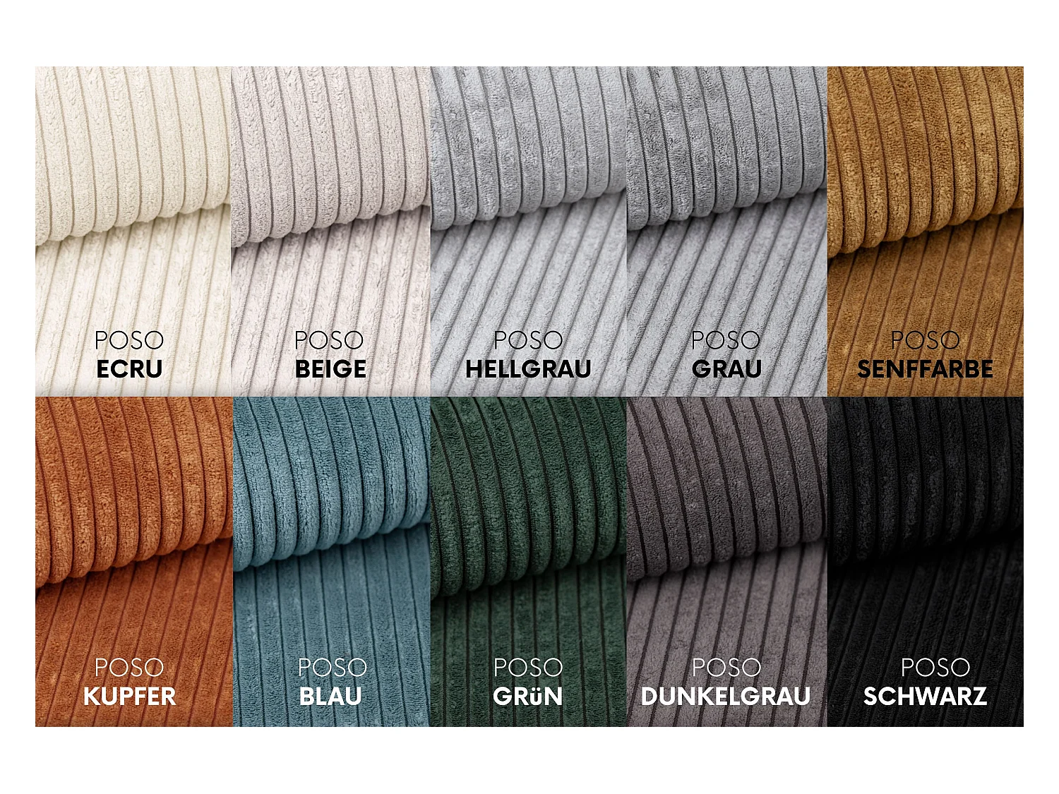 Canapé classique convertible AMERICA - tissu Poso Ecru