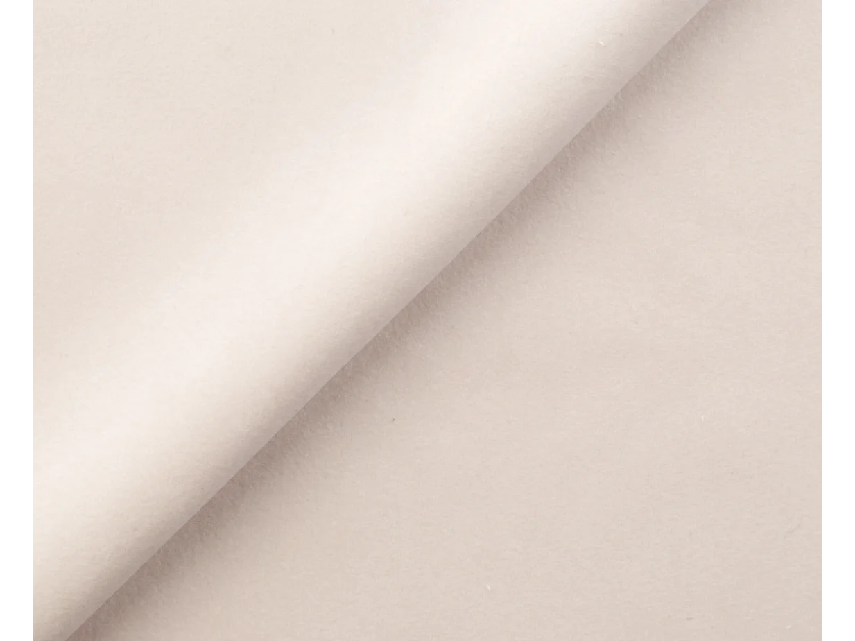 Canapé d'angle avec fonction couchage et coffre de lit Modena Round tissu Salvador Gris Clair Droite