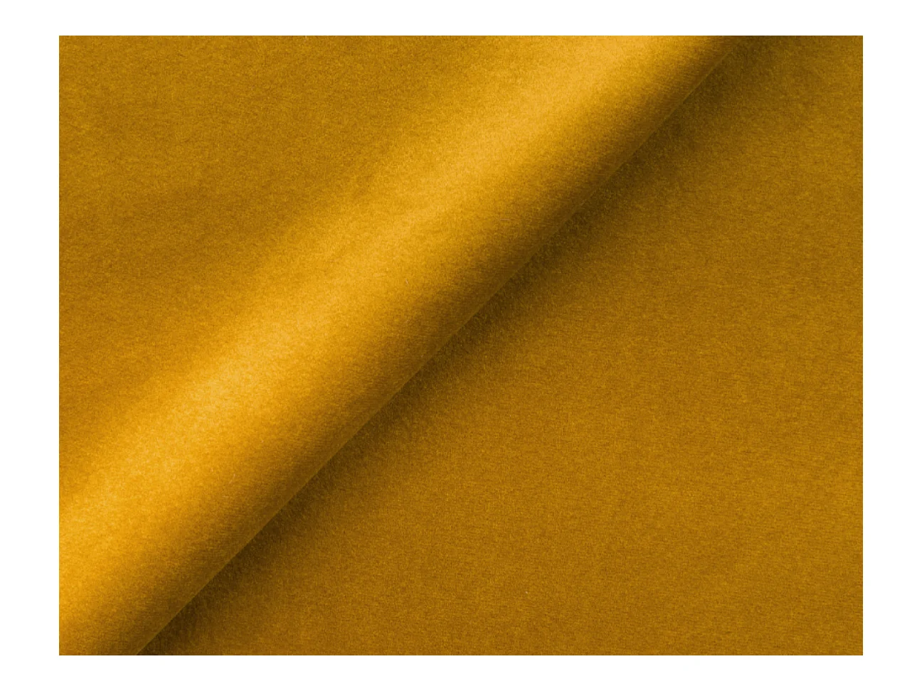 Canapé d'angle avec fonction couchage et coffre de lit Modena Round tissu Salvador Jaune Droite